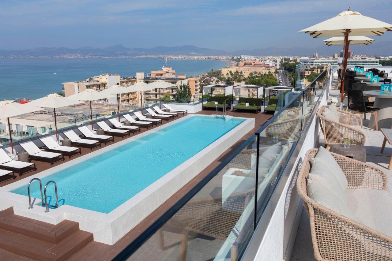 Hotel Hm Ayron Park - Adults Only Playa de Palma  Esterno foto Rooftop pool at the hotel